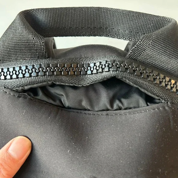 Dagne Dover Large Dakota Neoprene Backpack Onyx Black Large Travel Laptop Bag - Picture 10 of 16